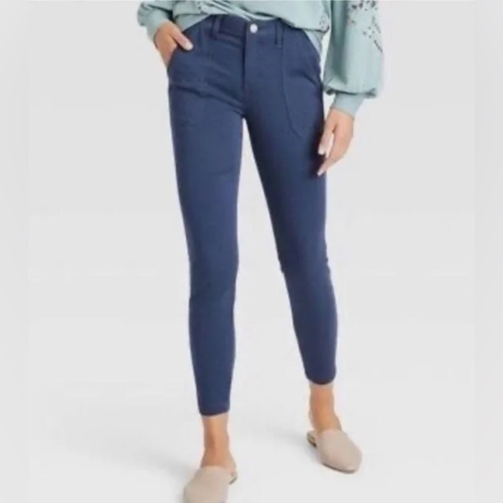 Knox Rose Dark Blue Denim Jeggings